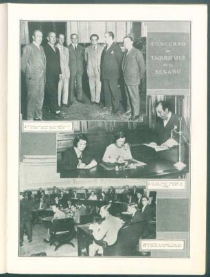 Concurso de taquígrafos en el Senado