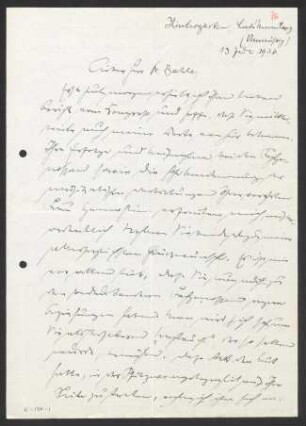 [Brief von Otto Selz an Julius Bahle vom 13. Juli 1936]