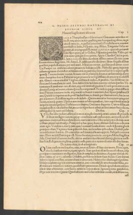 C. Plinii Secundi Naturalis Historiae Liber XV