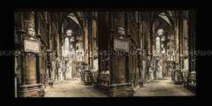 Chorgang in Westminster Abbey, London