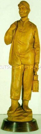 Holzskulptur "Bergmann"