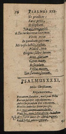 Psalmus XXXI. - XI. [i.e. XL.]
