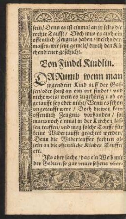 Von Findel Kindlin.