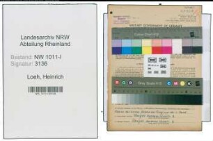 Entnazifizierung Heinrich Loeh , geb. 18.08.1907 (Hilfsarbeiter)