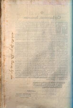 Cui honorem, honorem : Iterum mortuali essedo divertere cogimur, Colendissimi Domini Confoederati ... At vero Reverendus R.sus P. Honoratus Schree, Landspergensis patria ... inter Autumni pampinos adhuc floruit ...