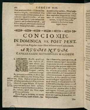 452-461, Concio XLIX. in dominica XX. post pentecosten