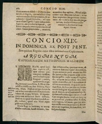 452-461, Concio XLIX. in dominica XX. post pentecosten