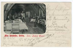 Alter Ratskeller, Stettin.