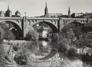 Bautzen, Kronprinzenbrücke (ab 1949 Friedensbrücke), Ansicht