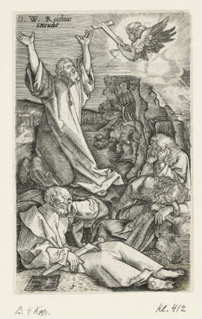 Christus am Ölberg, Blatt 1 der Folge "Passion"