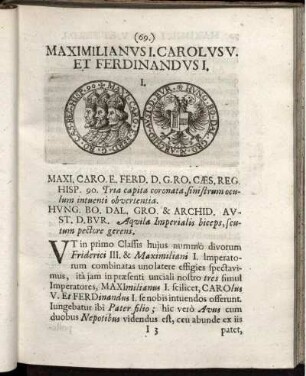 Maximilianus I. Carolus V. Et Ferdinandus I.