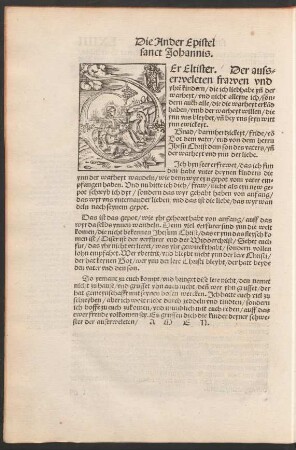 Die Ander Epistel Sanct Johannis.