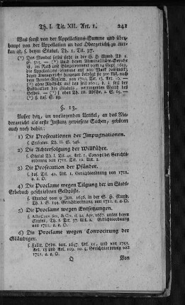 Noch ausserdem besondere Fälle