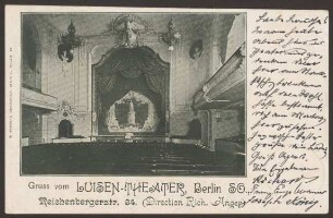Ansichtskarte "Luisen-Theater", Reichenberger Straße 34 [2/2]