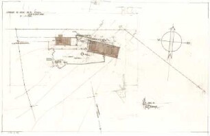Gsaenger, Gustav; Icking (Isartal, Bayern); Landhaus Prof. Dr. Weltz, Umbau - Lageplan