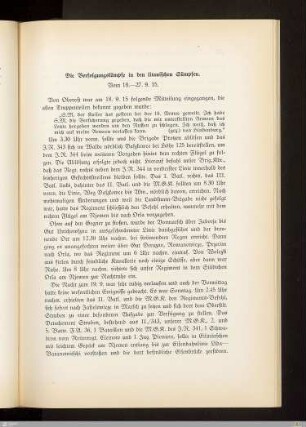 Die Verfolgungskämpfe in den litauischen Sümpfen