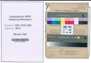 Entnazifizierung Karl Strunk , geb. 01.07.1891 (Werkmeister)