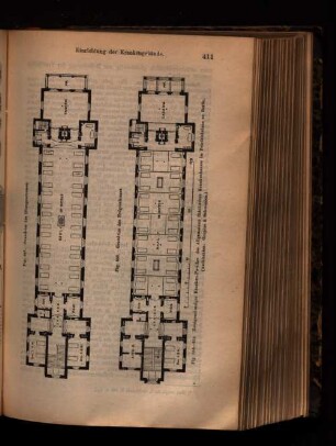 Fig. 656-659. Zweigeschossiger Kranken-Pavillion des Allgmeinen Städtischen Krankenhauses im Friedrichshain zu Berlin,