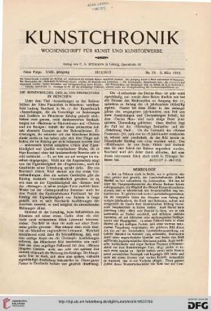 Heft 19 (8. März 1912)