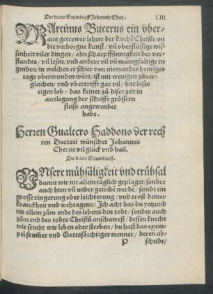 Der dritte Sendbrieff Johannis Checi.