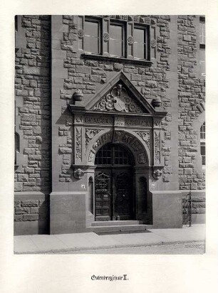 Strieder, Wilhelm. Schulhaus Goethestraße (Gutenbergschule II)