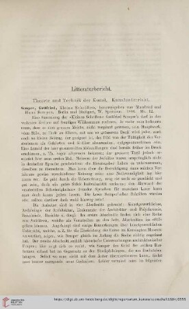 Litteraturbericht