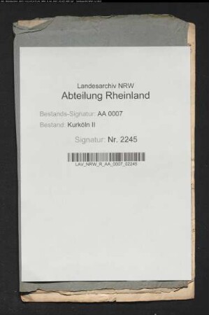 Rodung eines zum Haus Busch gehörenden Wäldchens