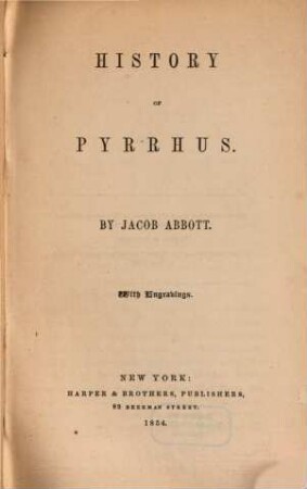 History of Pyrrhus