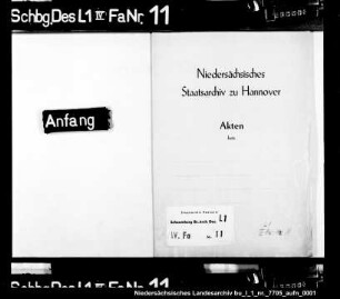Bedenken der Prediger zu Altona zur Kirchenordnung