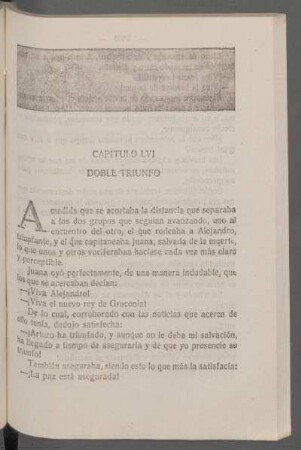 Capítulo LVI - Doble triunfo
