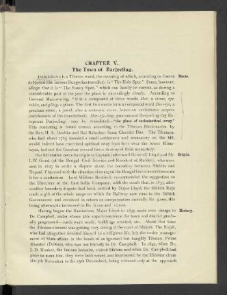 Chapter V. The Town of Darjeeling