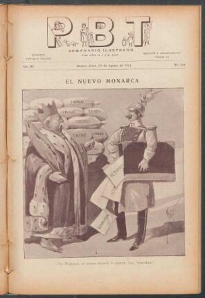 El nuevo monarca - [Caricatura]