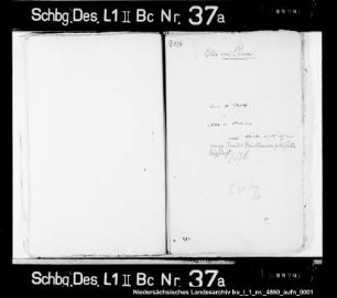 Forderung des Levin de Wendt an Otto von Oheimb aus einer gegen Brandt von Münchhausen geleisteten Bürgschaft