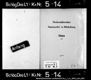 Quittungen für Freibriefe