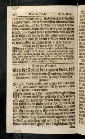 1188-1200, Das 37. Capitel - Beschluss