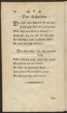 Der Schatten