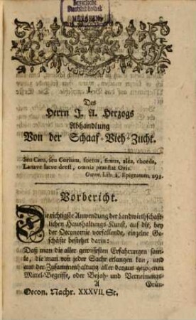 Oeconomische Nachrichten. 4. 1752