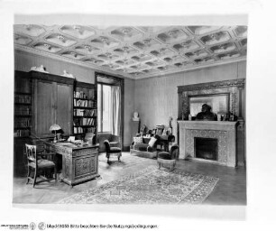 Palazzo Zuccari, Innenräume, Zweites Obergeschoss / secondo piano, Salone (Raum B 4004), Gregoriana-Seite