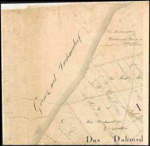 Karte der Feldmark Bochow (Fragment, 6 Teile)