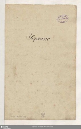 [Coro:] Soprano