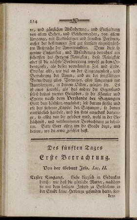 Des fünften Tages [...]