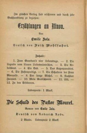 Im gleichen Verlag sind erschienen ...