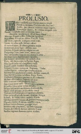 Prolusio