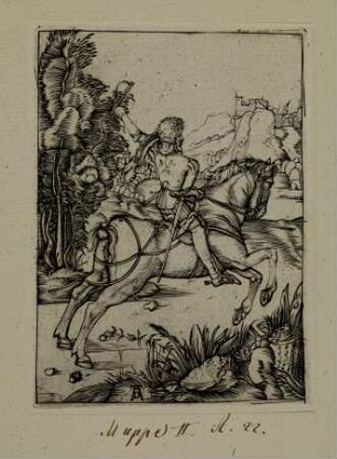 Galoppierender Reiter (Der kleine Kurier)