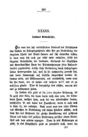 XXXIII. Londoner Privathäuser
