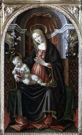 Thronende Madonna