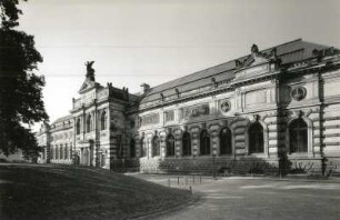 Dresden-Altstadt. Albertinum (Umbau 1884/1887; A. Canzler). Nordostseite