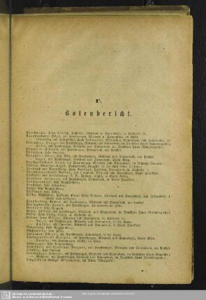 F. Botenbericht