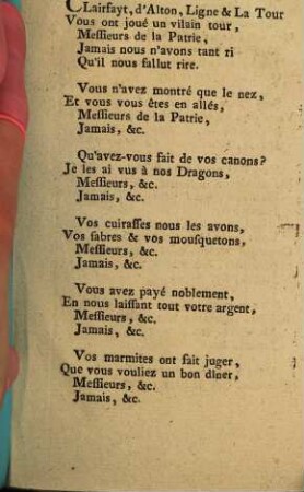 Air Nouveau : Dédié à Messieurs de la Patrie