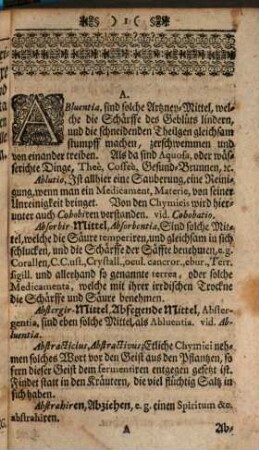 Vermehrt, und verbessertes ... Lexicon medico-Chymicum